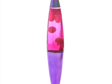 Purple Pink Metallic Peace Lava Lamp Online Sale