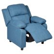 1 Set of 4 Erika Navy Blue Adult Recliner Sofa Chair Blue Lounge Couch Armchair Furniture For Cheap