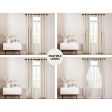 Artiss 2X 132x160cm Blockout Sheer Curtains Beige Online Hot Sale