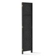 Artiss 3 Panel Room Divider Screen 123x170cm Woven Black Online now