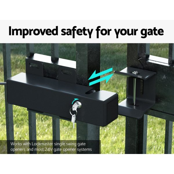 Lockmaster Automatic Electric Gate Lock for DC 24V Swing Gate Opener Gate Lock Supply