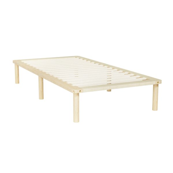 Artiss Bed Frame Single Size Wooden Base Mattress Platform Timber Pine AMBA Supply